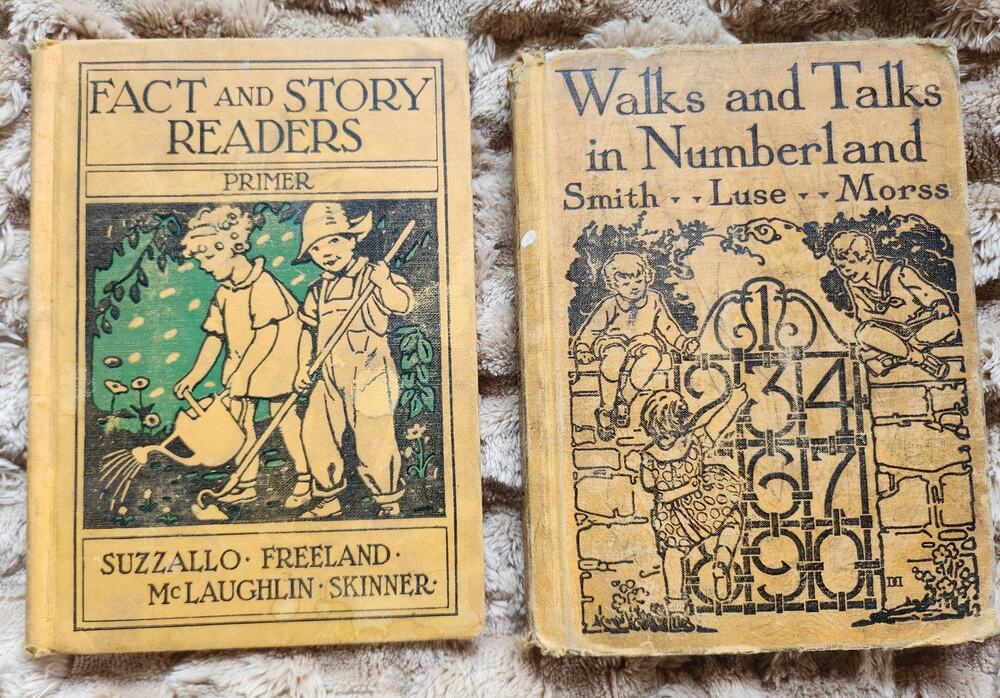 Fact & Story Readers and Walks & Talks in Numberland, antique